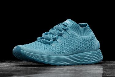 Nobull Knit Runner Women's Running Shoes Light Blue | Australia (VJ7982)